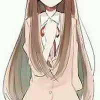 卡通女头半身图
