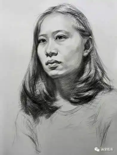 教学中从头像素描开始谈作画步骤和方法
