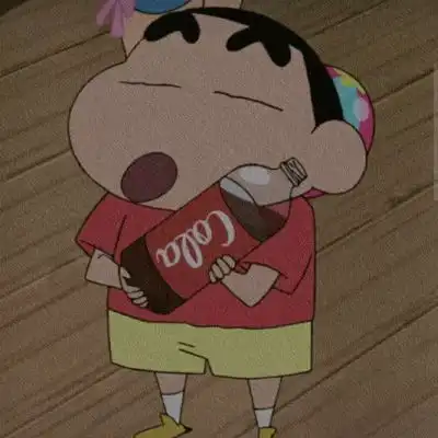 一组蜡笔小新搞怪动漫头像
