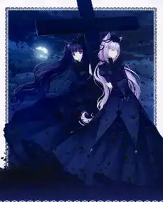 求黑发红瞳动漫少女的图片

