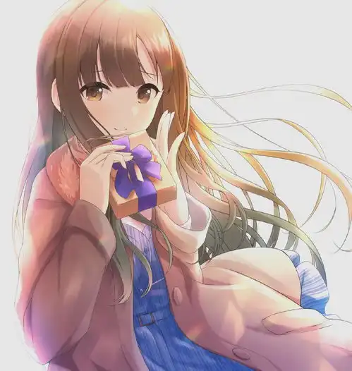 动漫美图偶像大师灰姑娘女孩水本紫
