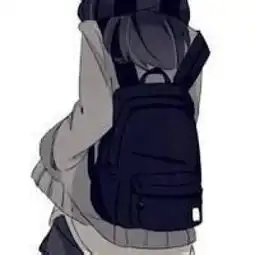 动漫头像黑白二次元
