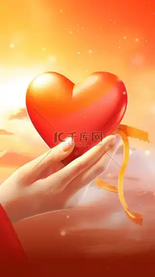 手捧爱心背景图片手捧爱心背景素材图片千库网
