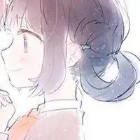 动漫百合女生头像一对微信头像图片大全
