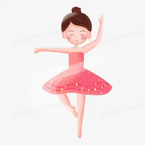 手绘卡通跳舞的女孩子png图片素材下载跳舞png熊猫办公
