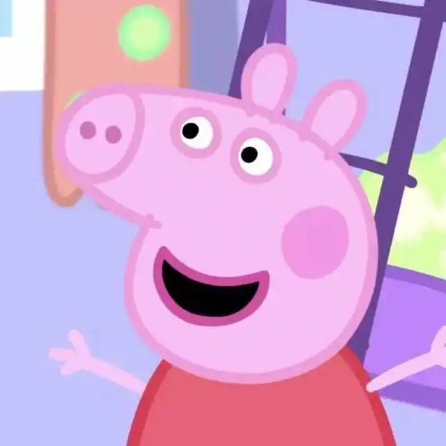 小猪佩奇头像上
