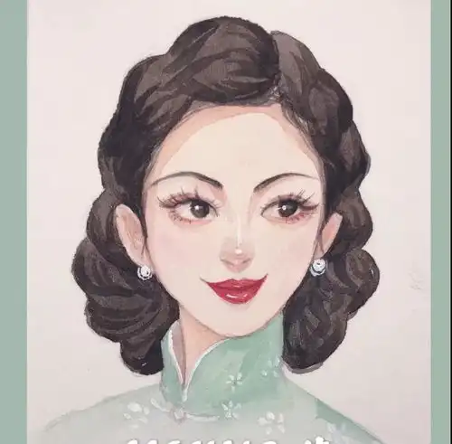 手绘风头像看到第一眼就沦陷的文案
