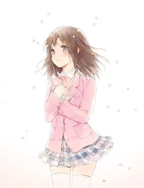 要一张哭泣的动漫女生图片,最好是唯美一点的
