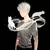 男生动漫头像黑白背影微信头像图片大全
