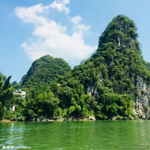 美丽的桂林山水风光照片摄影图
