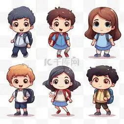 学生校服卡通图片学生校服卡通图片素材免费下载千库网
