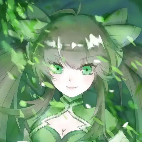 这波绿色系女生头像送给你
