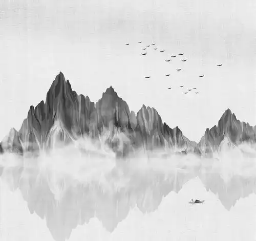 文史阁山水之趣,得之心而寓之诗也
