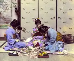 老照片中风情万种的和服女子
