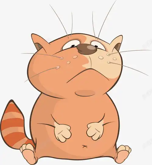 饥饿的猫咪矢量图设计图片免费下载页面网页平面电商创意素材手绘猫咪素材
