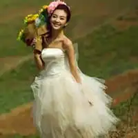 女婚纱男礼服情侣头像黑礼服白婚纱头像
