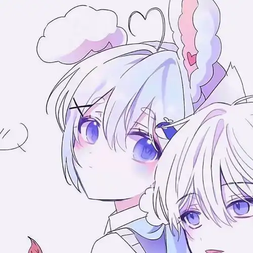 收集一下这一类情侣头像
