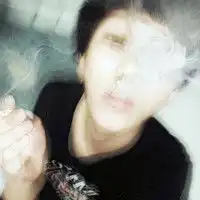 男生抽烟喝酒颓废图片头像
