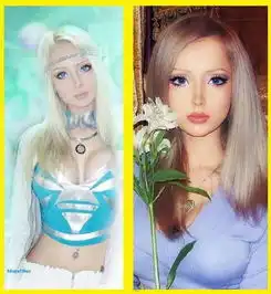 中国真人芭比终于卸妆了,看看照片辣眼睛么
