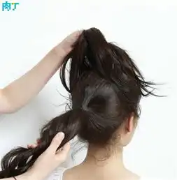 气质女生盘发发型图解甜美韩式盘发
