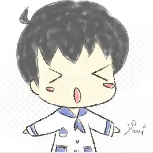 头像情侣男生女生个性卡通动漫插画黑白搞堆糖,美好生活研究所
