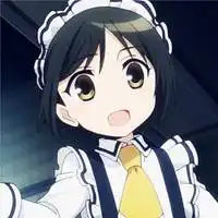 可爱二次元女仆头像日漫女仆装女生微信头像

