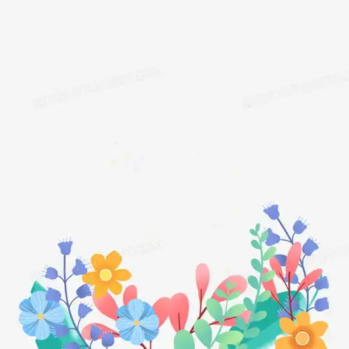 卡通手绘漂亮的花草植物免抠元素png图片素材下载植物png熊猫办公
