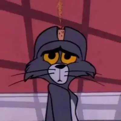 汤姆杰瑞情侣头像高清一对可爱猫和老鼠情头一左一右
