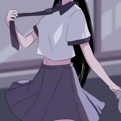 学院风jk女头动漫部位女生头像
