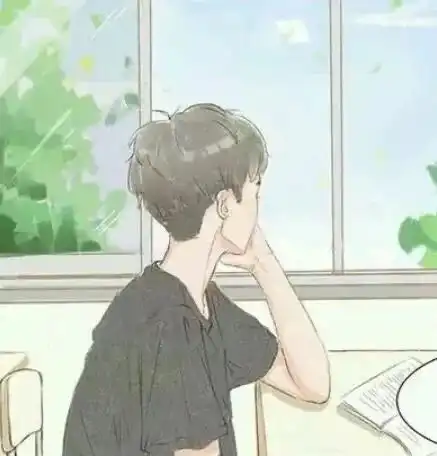 动漫男头治愈系温暖男生头像文艺男头
