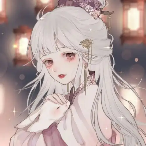 清新少女动漫头像
