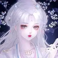 很治愈系的蓝色动漫系列唯美女生头像
