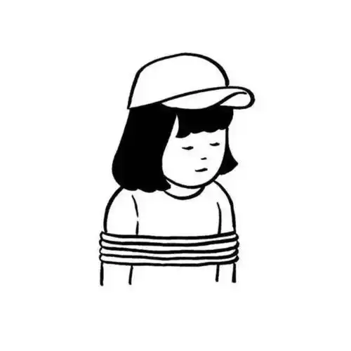 简笔画头像简洁到极致
