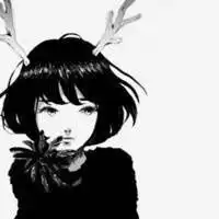 黑白卡通头像女生冷酷微信头像图片大全
