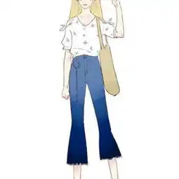 闺蜜头像,团头,卡通手绘
