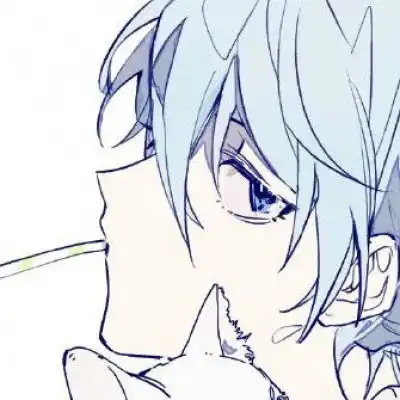 动漫丧头男抖音动漫男黑白丧头像分享
