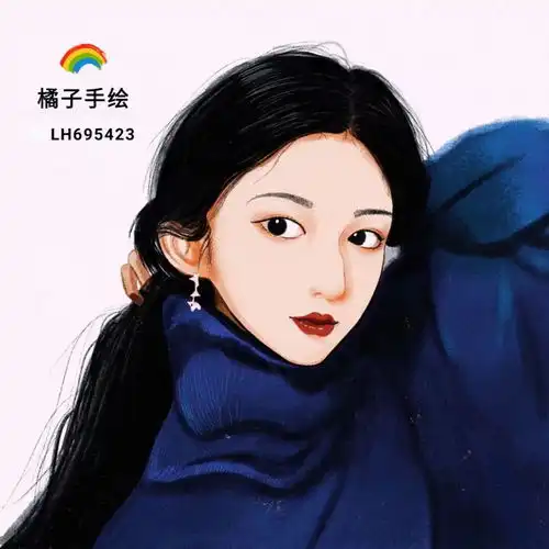 有没有这种油画风手绘情头
