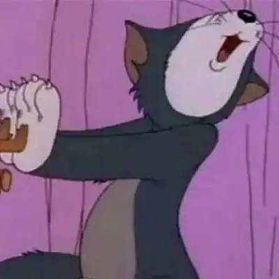 猫和老鼠可爱搞笑卡通情侣头像
