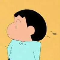 动漫蜡笔小新与小爱的情头头像
