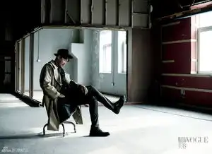 组图高云翔曝暗黑大片蓄须魅惑显轻熟气质
