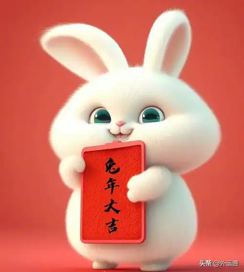 新鲜出炉超萌2023兔年祝福图壁纸头像
