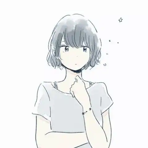 萌系可爱情头动漫一男一女很火软萌情头一左一右
