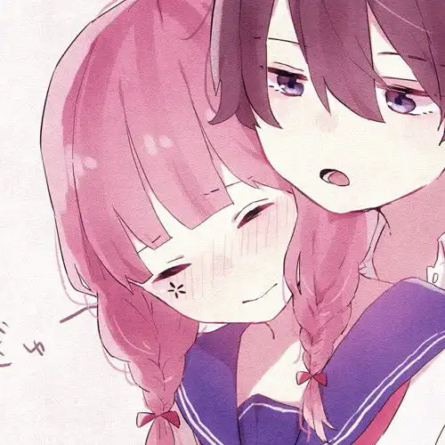 情侣头像覆水难收
