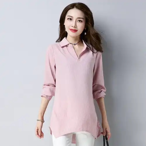 马上要七夕了,瞧瞧新上的衬衫,嫩美得像18岁,适合70后女人

