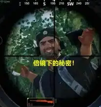 吃鸡游戏碰到机器人,倍镜下的脸很怪异,网友光子的秘密暴露了
