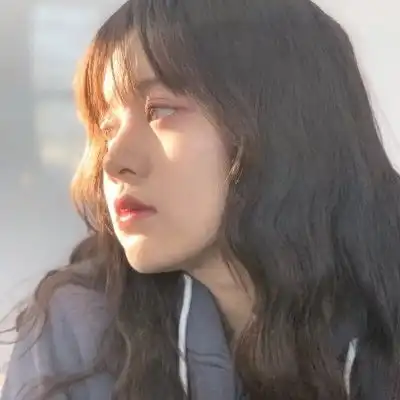 韩系女头温柔女生头像
