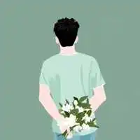 优质手绘恋人一男一女头像
