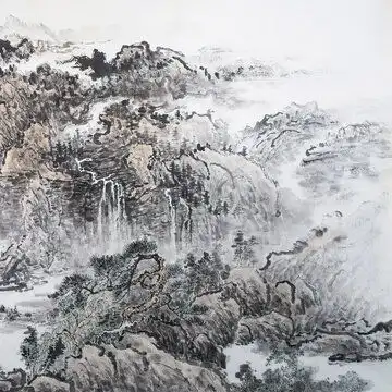 禅意国画风景小品水墨山水设计模板下载其他设计素材下的美术绘画设计模板
