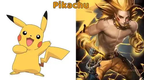 当宝可梦精灵变成人类,皮卡丘成第一帅男,喷火龙化身烈焰御姐
