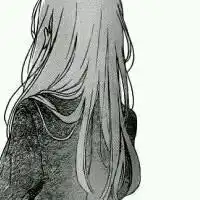 微信黑白头像女生背面
